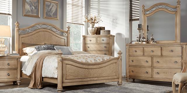 Laurel View Sand 8 Pc Queen Poster Bedroom - Thumbnail - Image 1