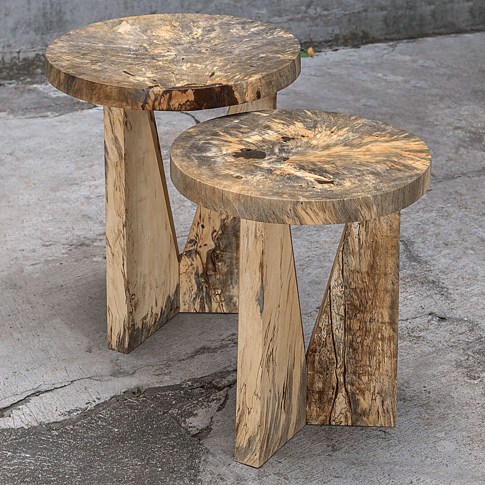 Laurelhill Brown Nesting Tables, Set of 2 - Image 2