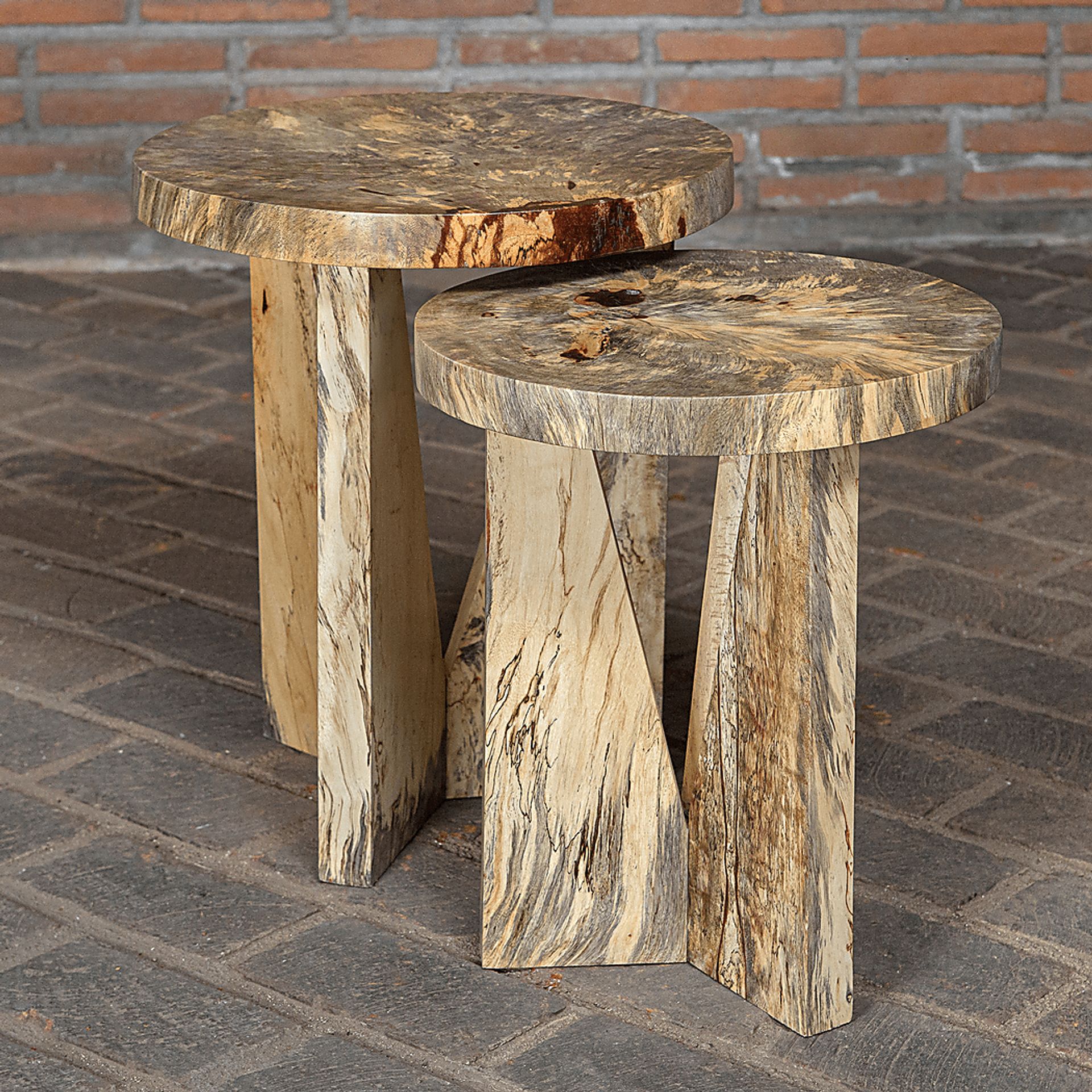 Laurelhill Brown Nesting Tables, Set of 2 - Image 3