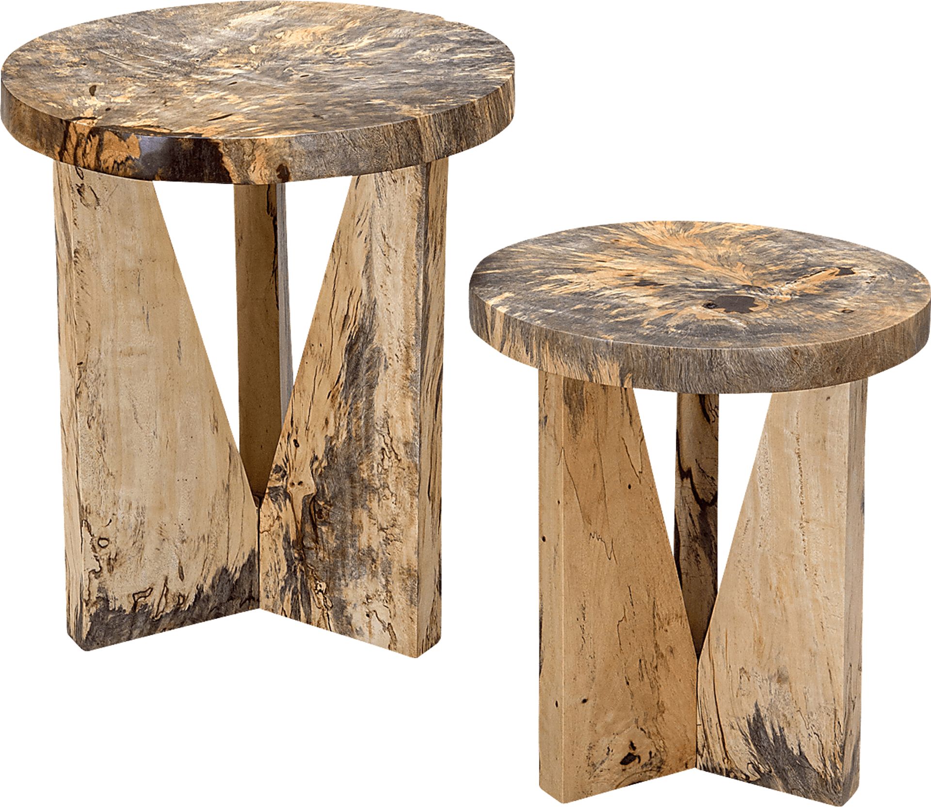 Laurelhill Brown Nesting Tables, Set of 2 - Image 1
