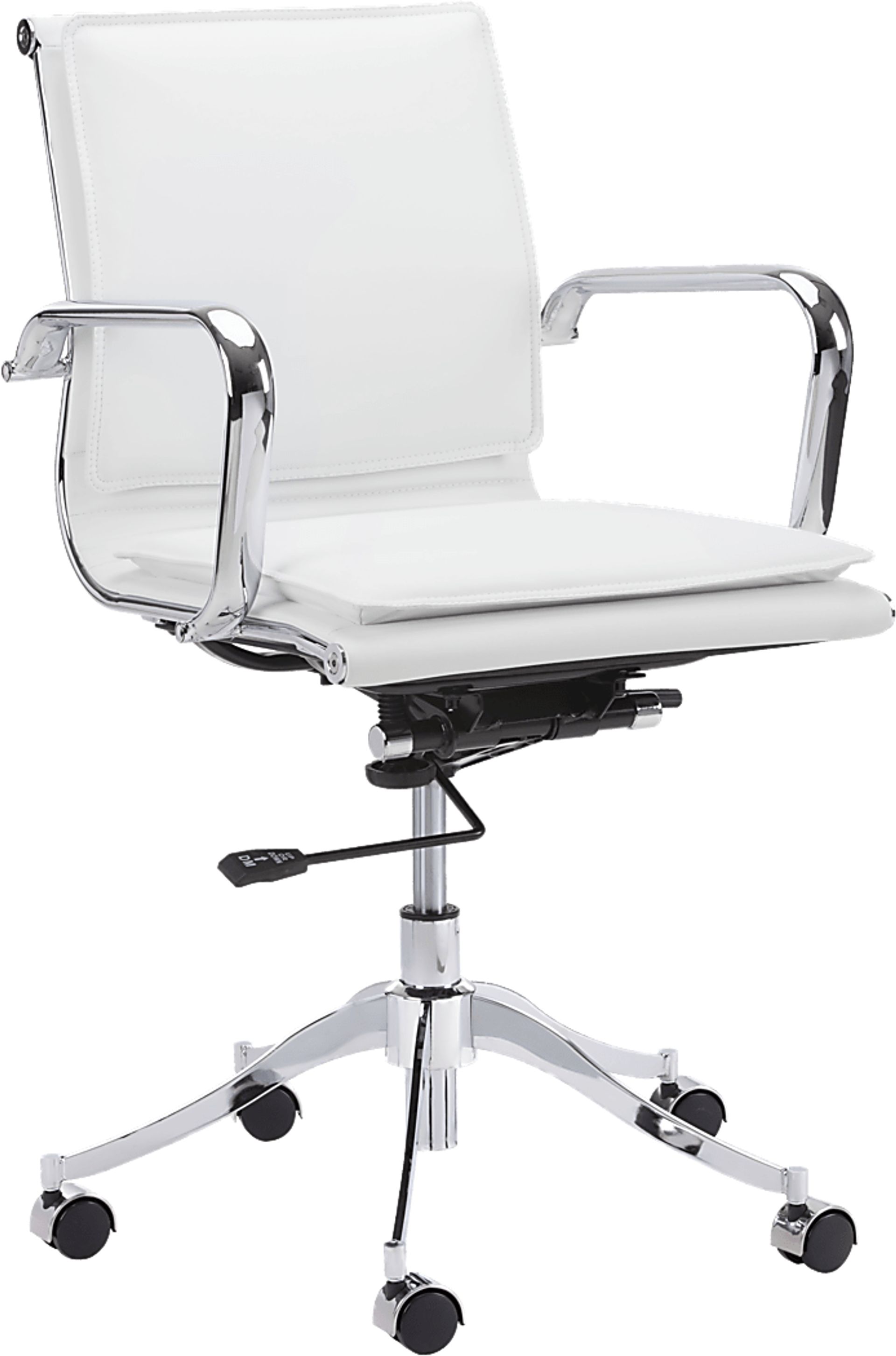 Laurian White Desk Chair - Image 1