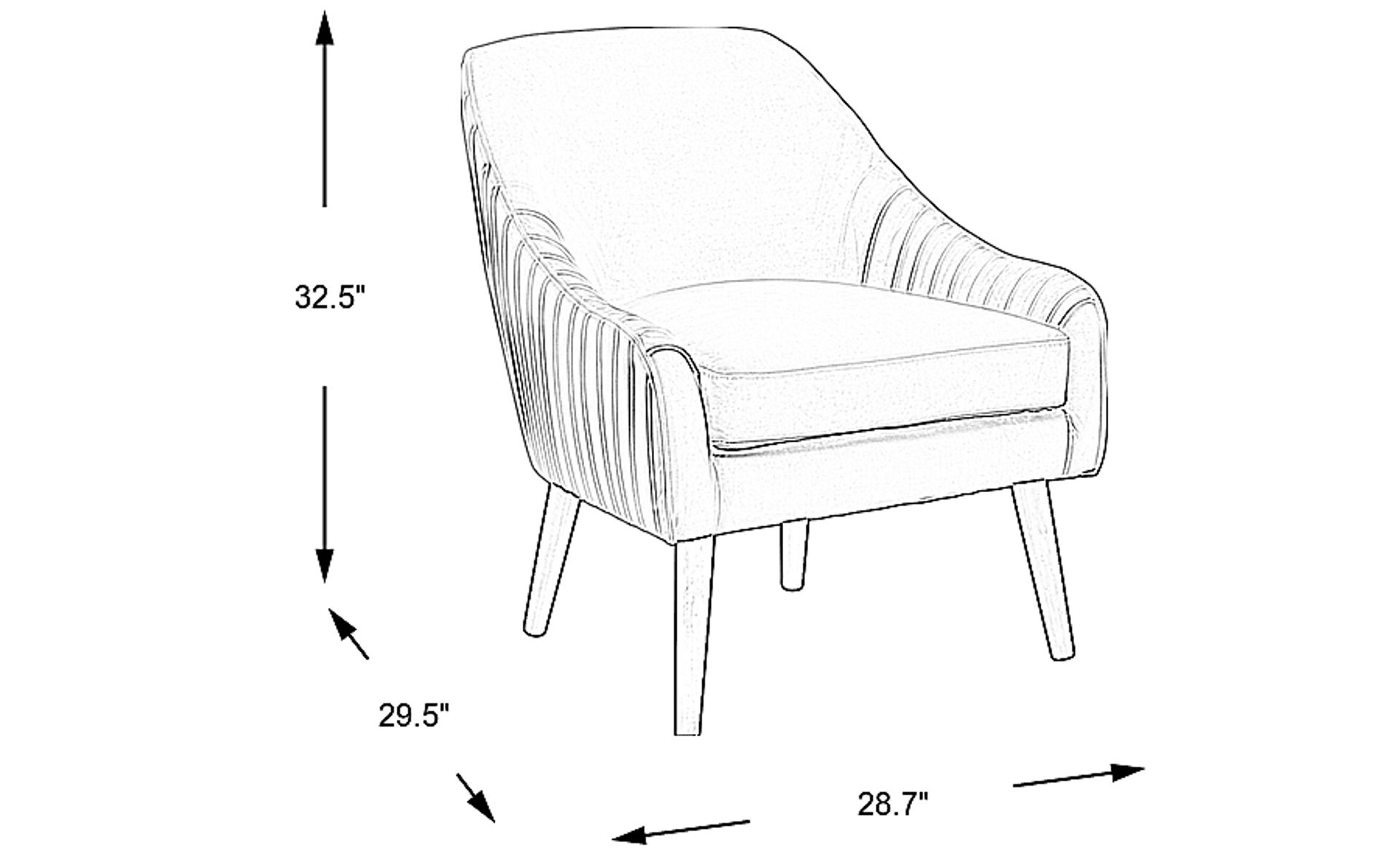 Dimension Image. Please refer to the Dimension Tab on this page for dimension details.