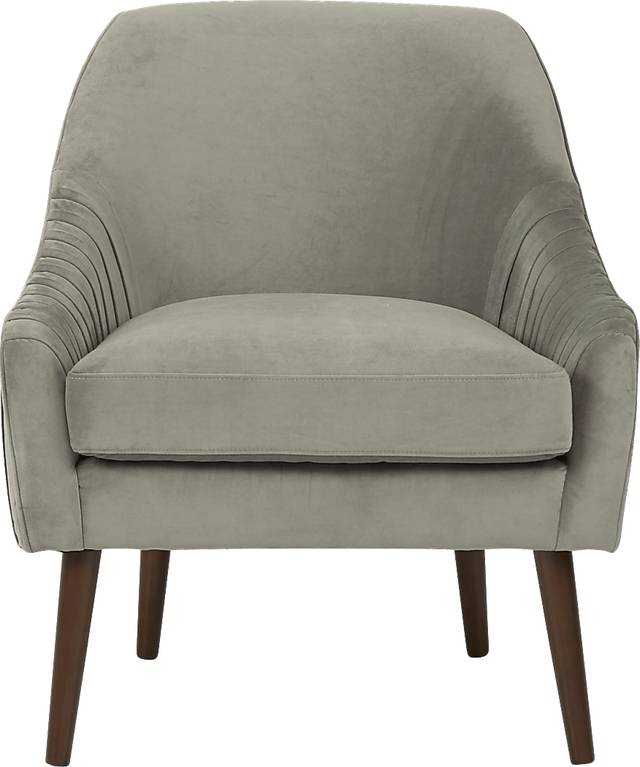 Laurianne Gray Accent Chair - Thumbnail - Image 2