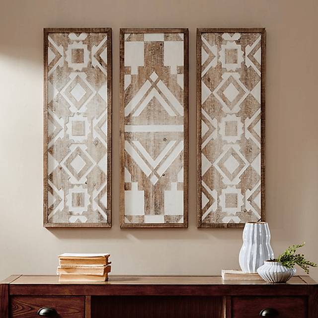 Lauriel Natural Wall Decor, Set of 3 - Thumbnail - Image 2