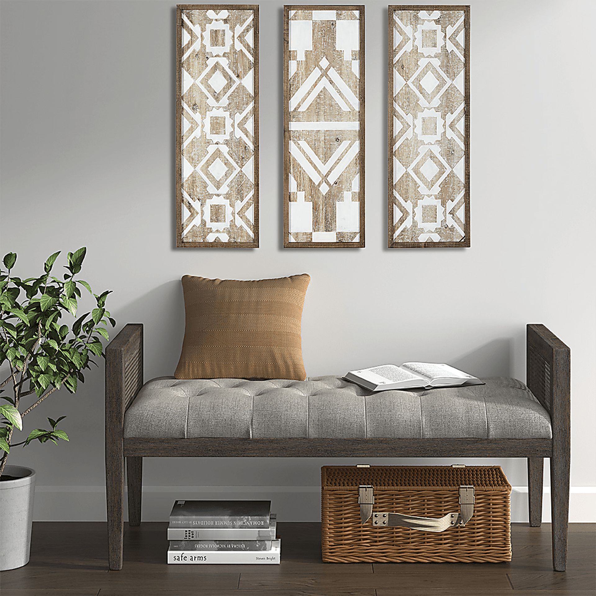 Lauriel Natural Wall Decor, Set of 3 - Image 4