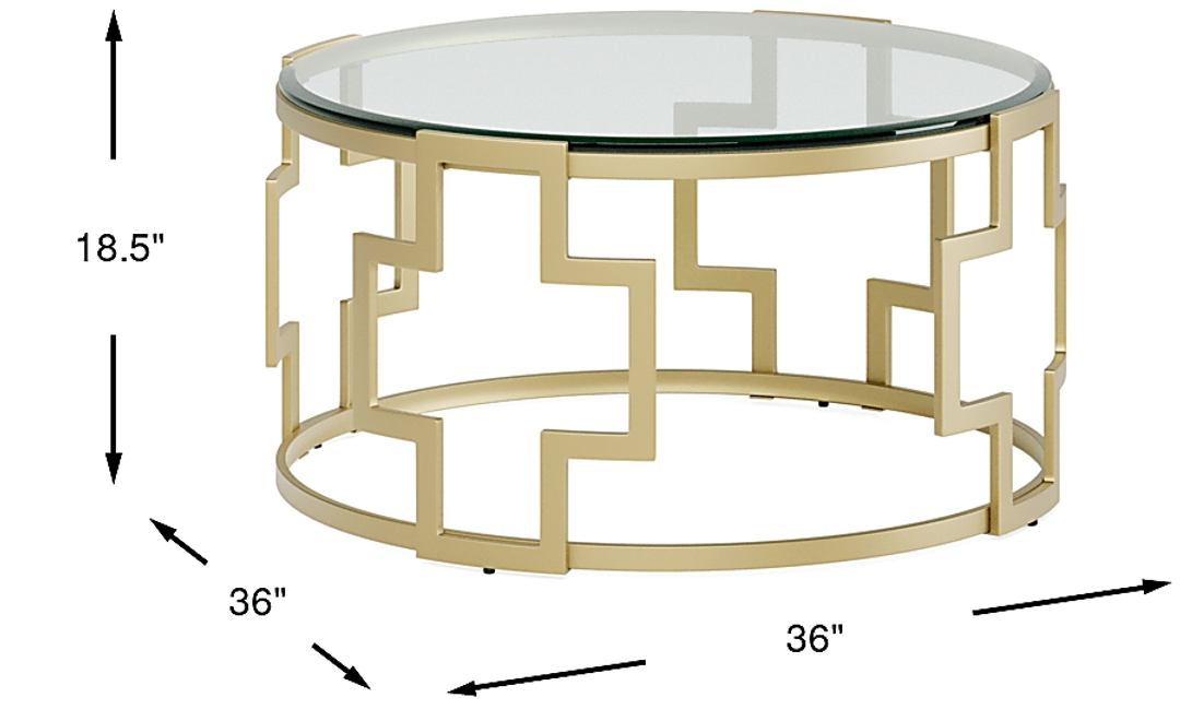Laurier Park Bronze Cocktail Table