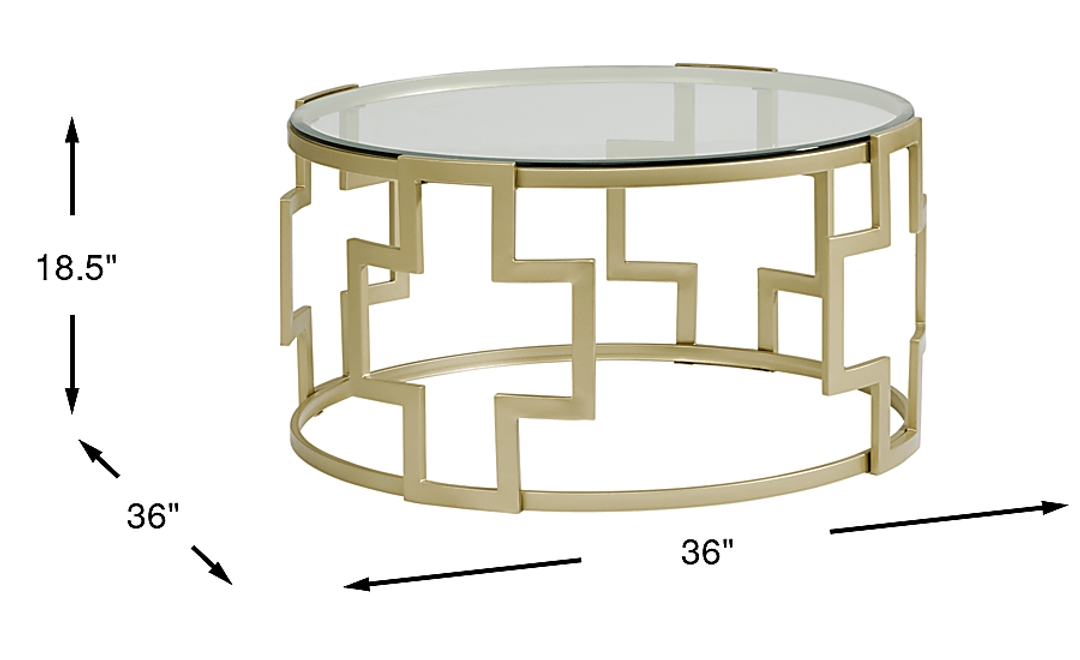 Laurier Park Bronze Cocktail Table