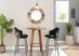 Laurina Black Counter Height Stool, Set of 2