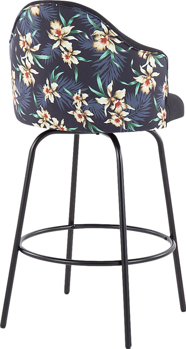 Laurina Black Counter Height Stool, Set of 2 - Thumbnail - Image 4