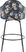 Laurina Black Counter Height Stool, Set of 2