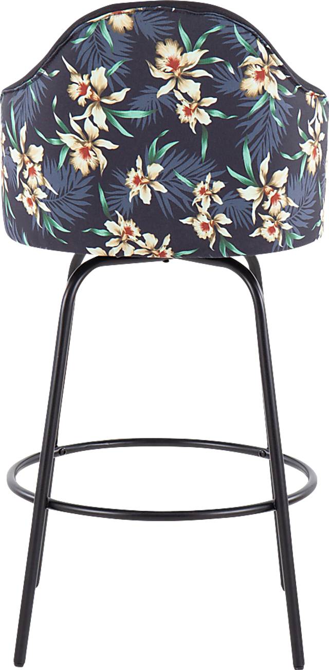 Laurina Black Counter Height Stool, Set of 2 - Thumbnail - Image 5