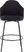 Laurina Black Counter Height Stool, Set of 2