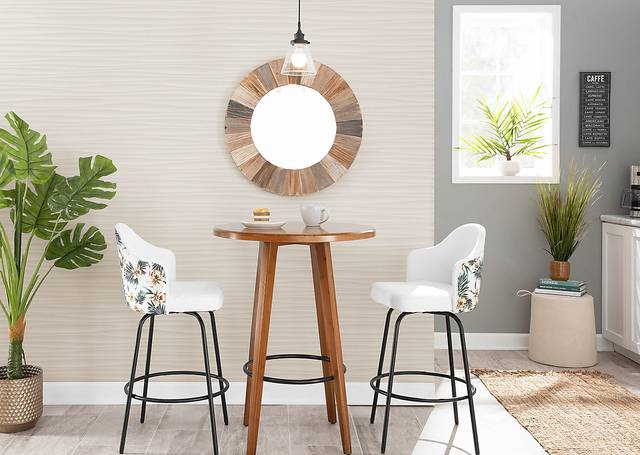 Laurina White Counter Height Stool, Set of 2 - Thumbnail - Image 11