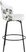 Laurina White Counter Height Stool, Set of 2