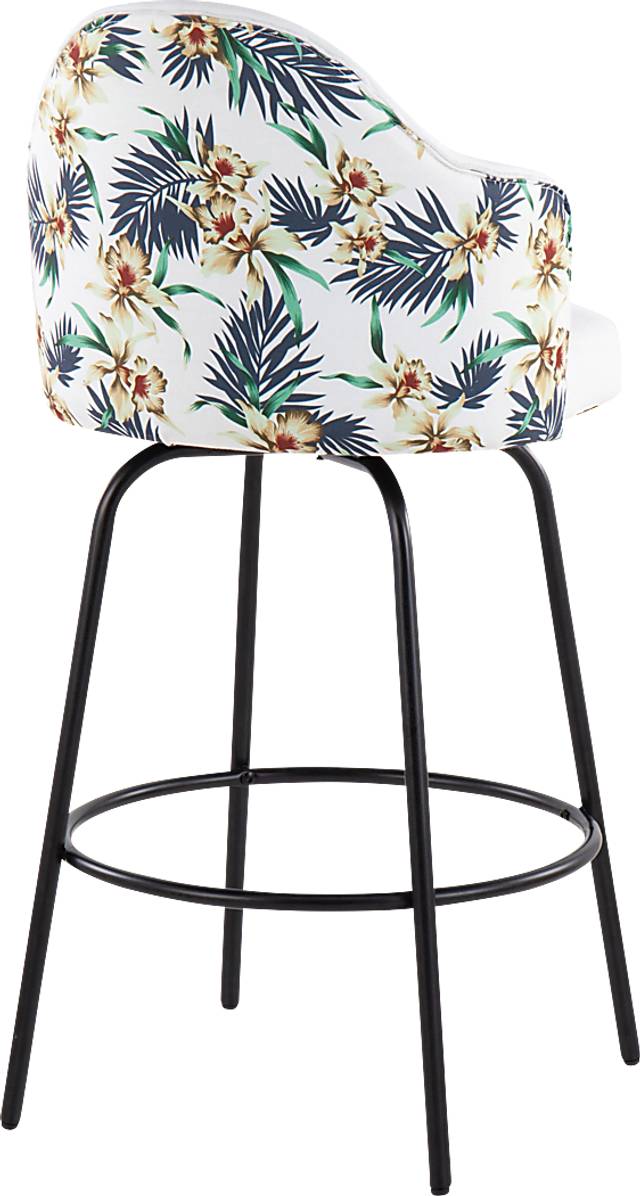 Laurina White Counter Height Stool, Set of 2 - Thumbnail - Image 4