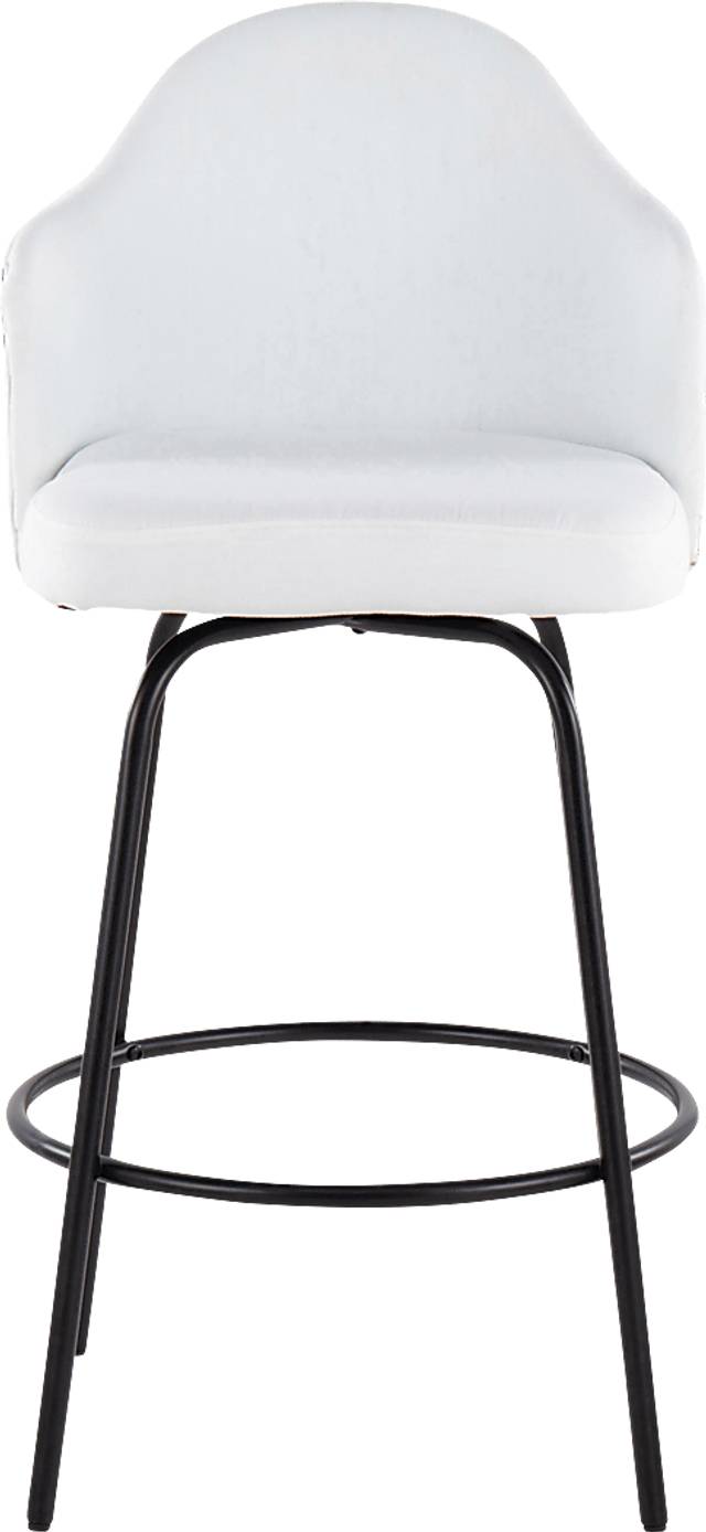 Laurina White Counter Height Stool, Set of 2 - Thumbnail - Image 6