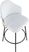 Laurina White Counter Height Stool, Set of 2