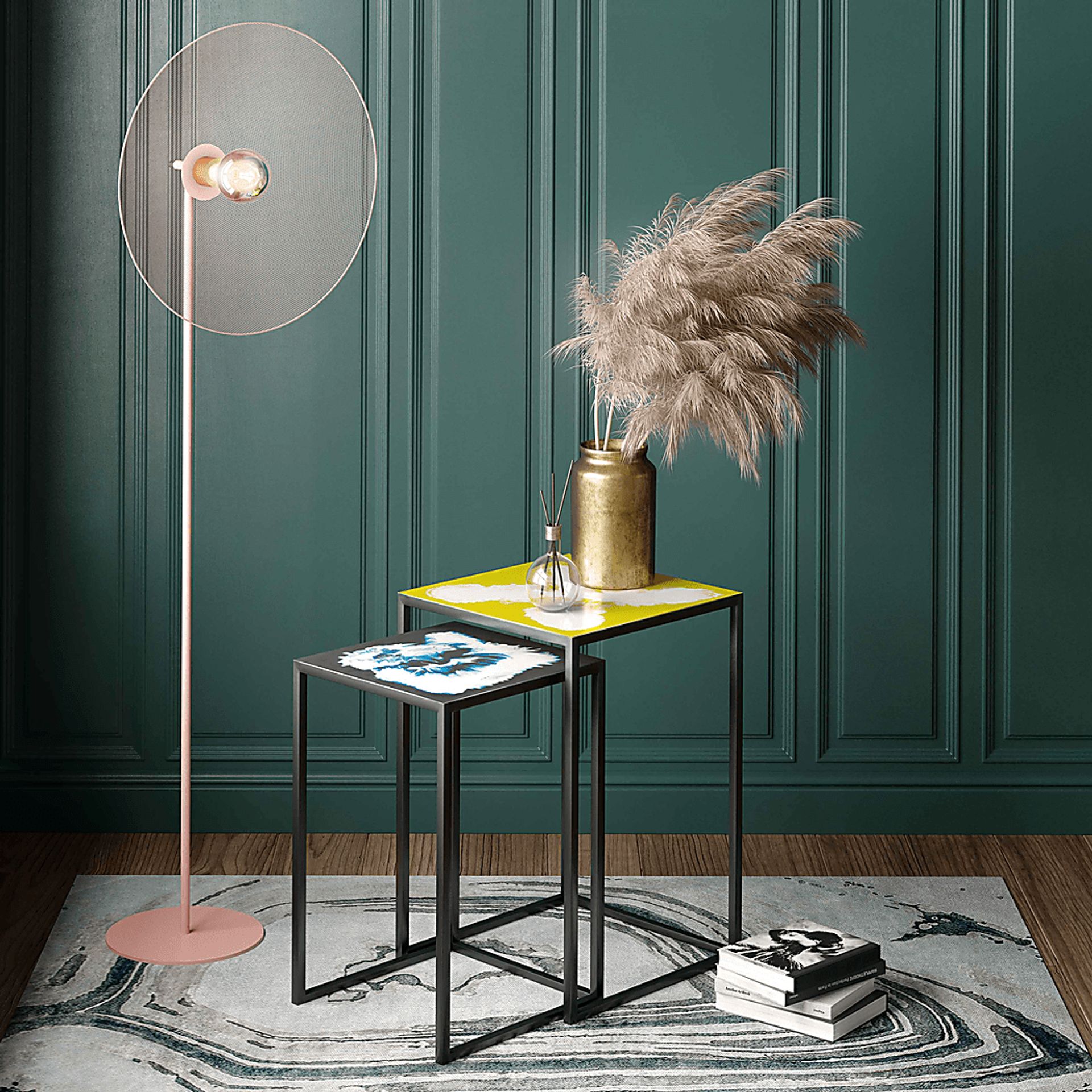 Lauser Blush Floor Lamp - Image 5