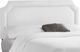 Lavan White King Upholstered Headboard
