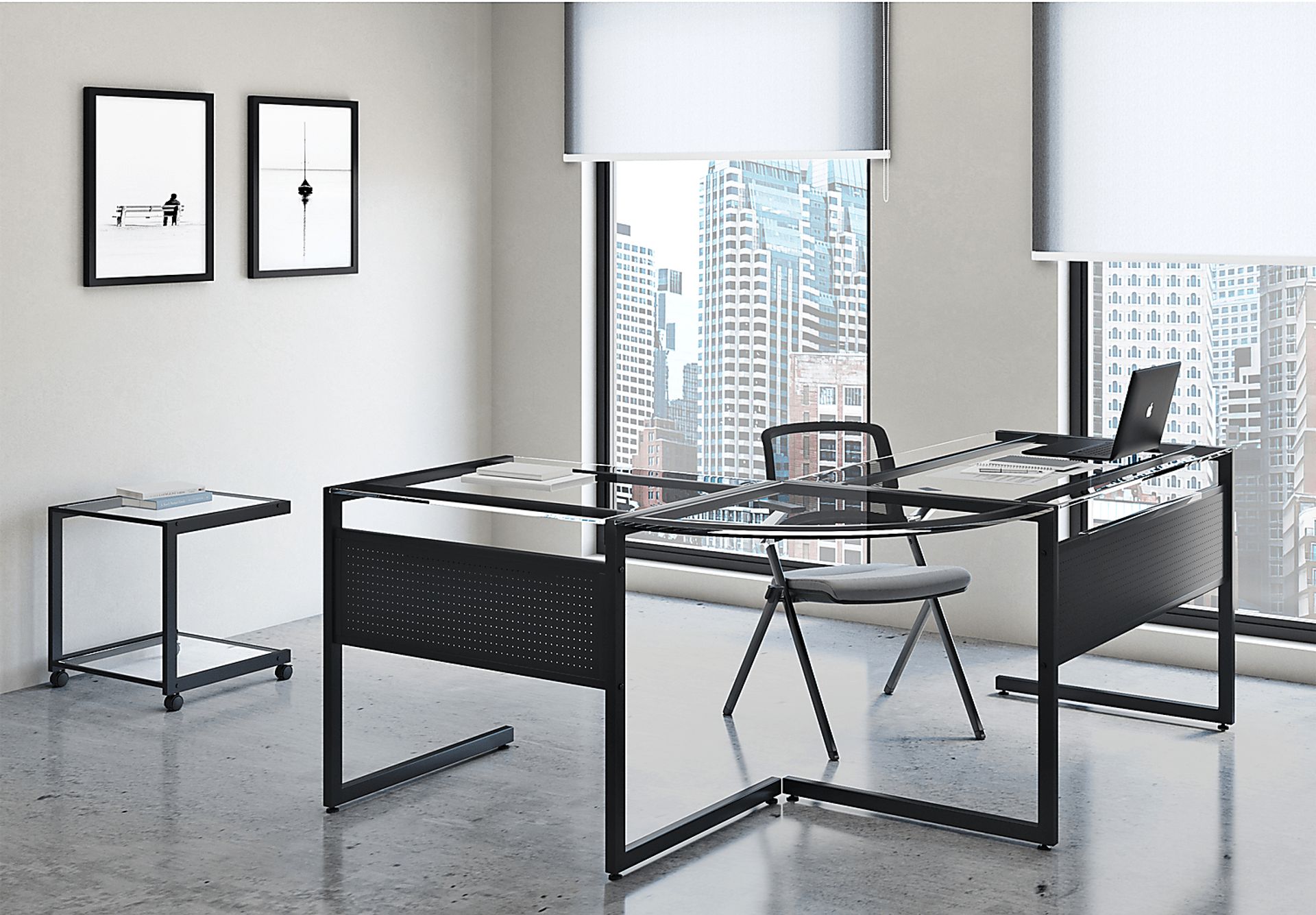 Laveeda Black Desk - Image 2