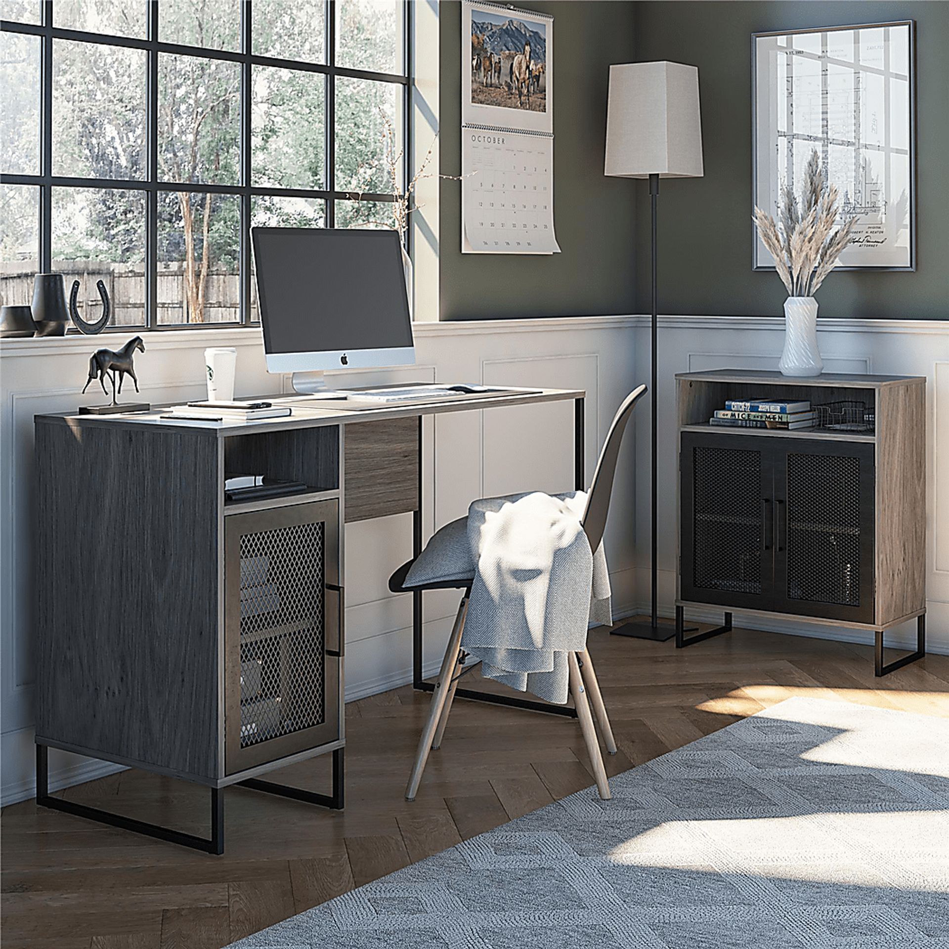 Lavela Gray Desk - Image 2