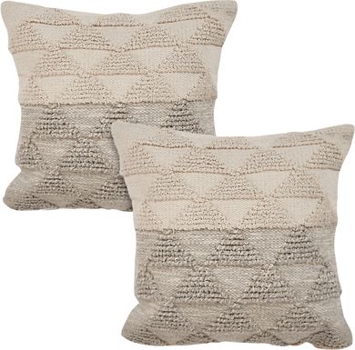 Lavellar Beige Accent Pillow Set of 2