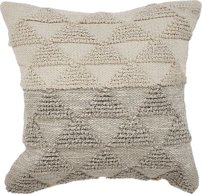 Lavellar Beige Throw Pillow