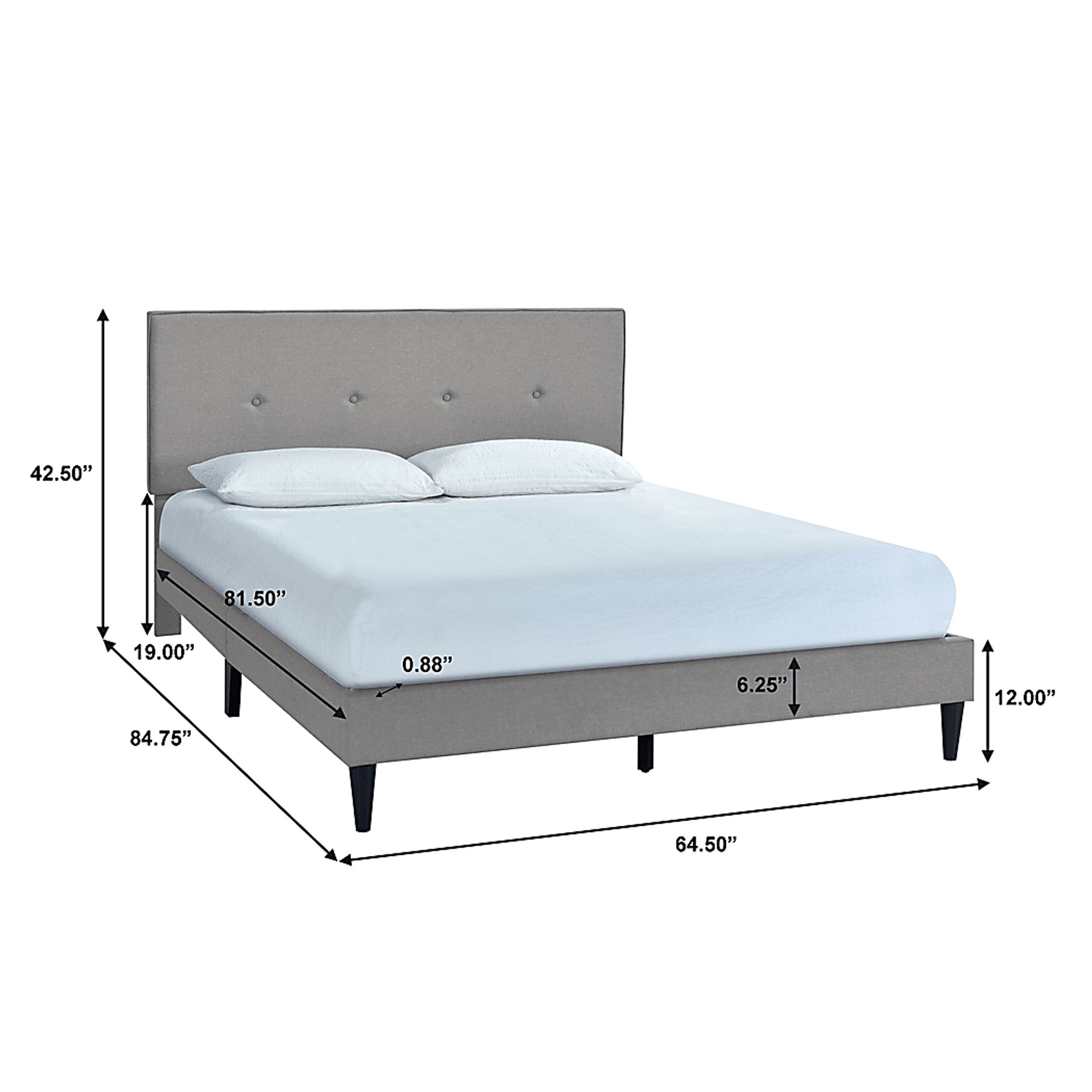 Laventina Gray Queen Bed - Image 9