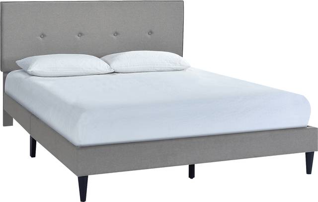 Laventina Gray Queen Bed - Thumbnail - Image 1