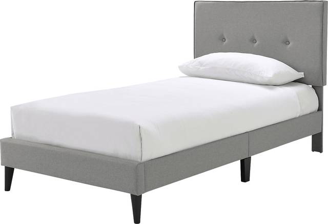 Laventina Gray Twin Bed - Thumbnail - Image 3