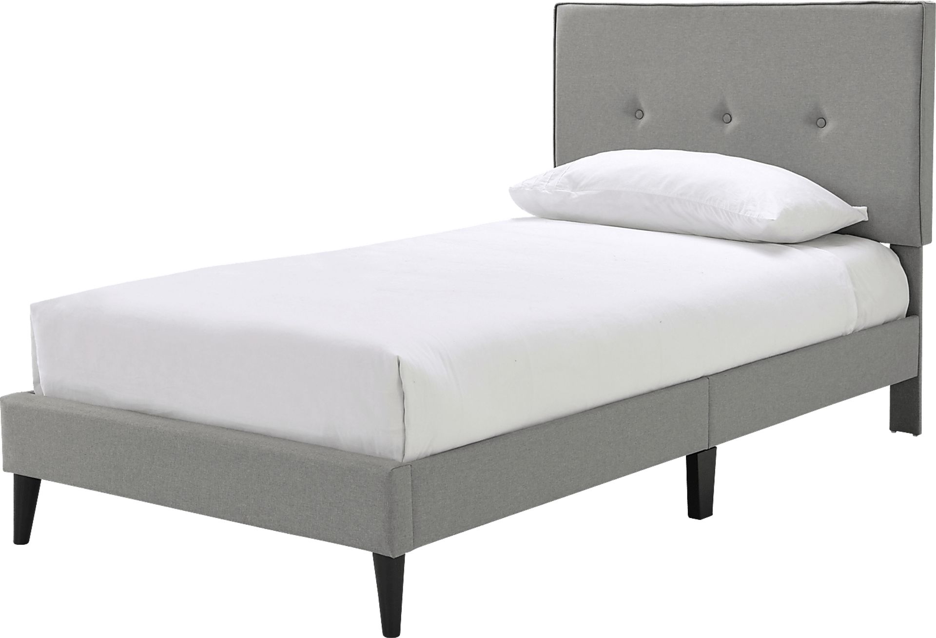 Laventina Gray Twin Bed - Image 3