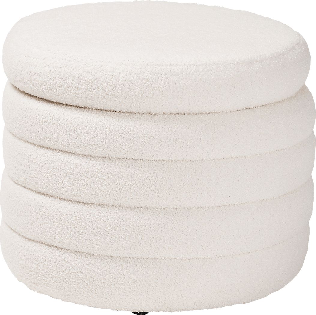Lavilla Ivory Ottoman