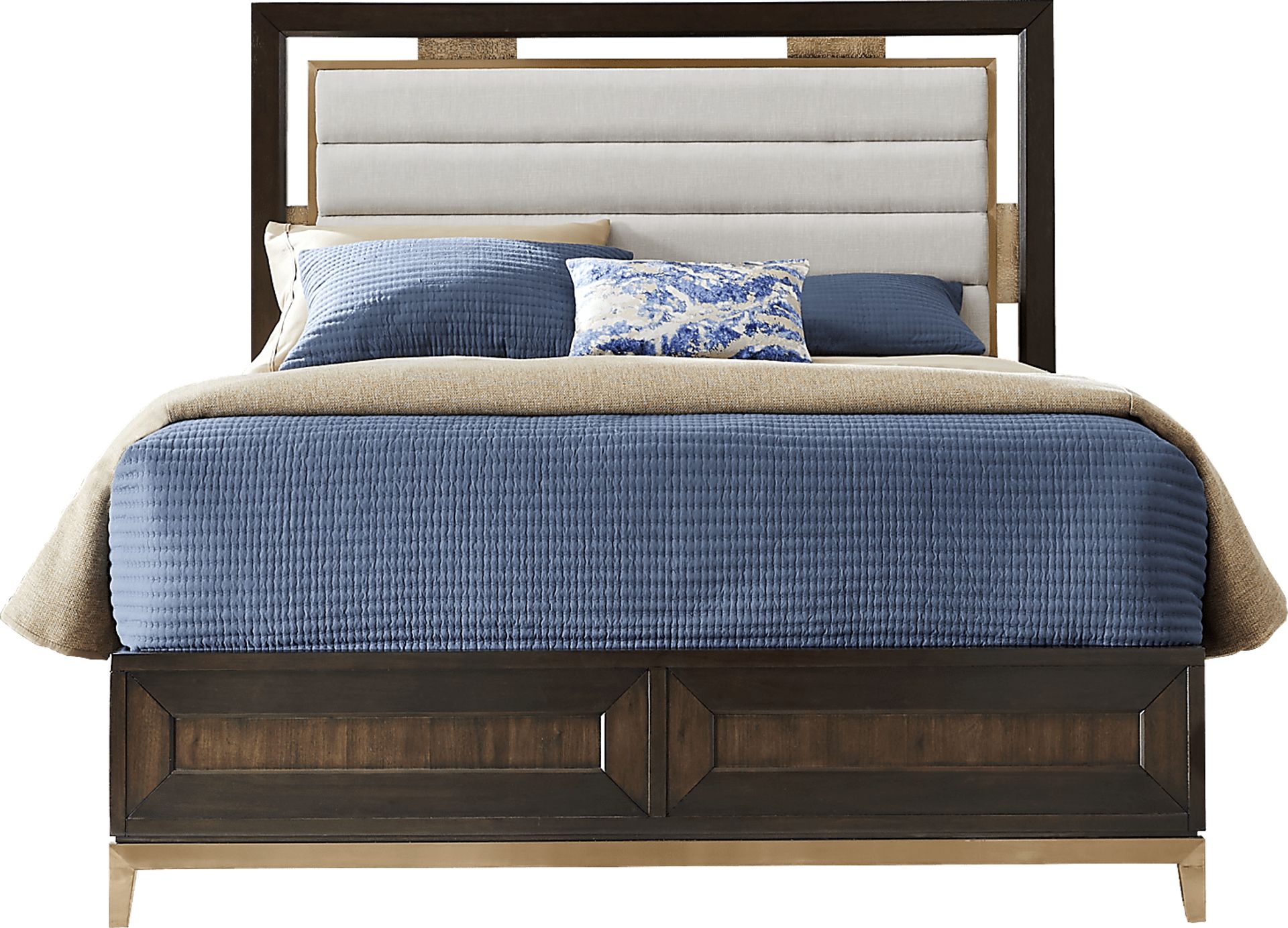 Lavo Brown Cherry 7 Pc King Bedroom - Image 2