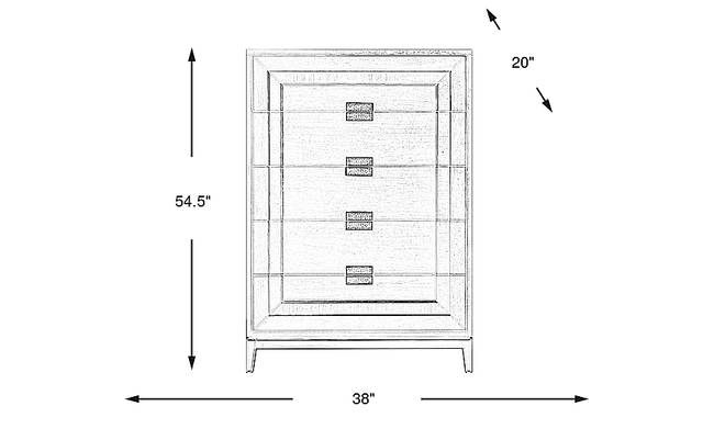 Dimension Image. Please refer to the Dimension Tab on this page for dimension details.