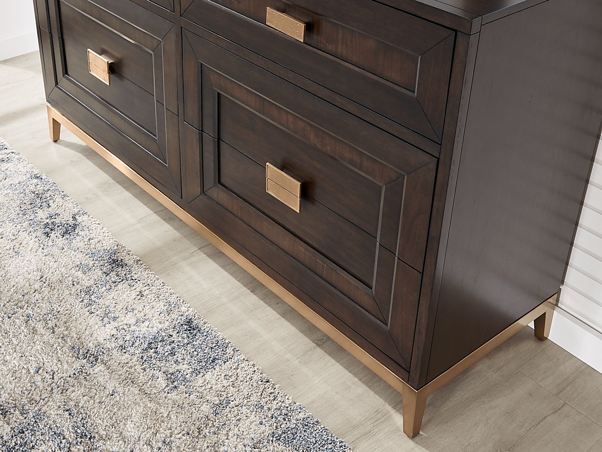 Lavo Brown Cherry 7 Pc King Bedroom - Image 7