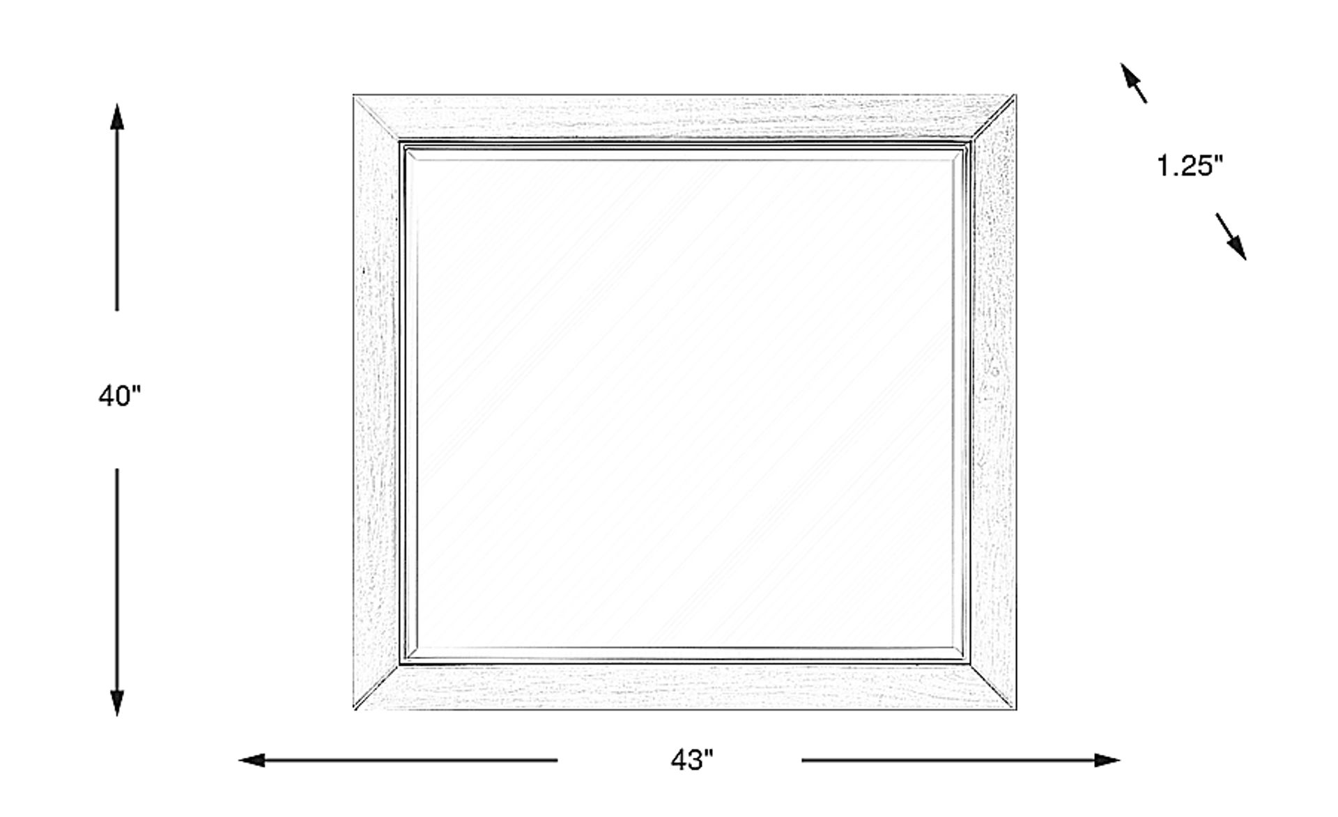 Dimension Image. Please refer to the Dimension Tab on this page for dimension details.