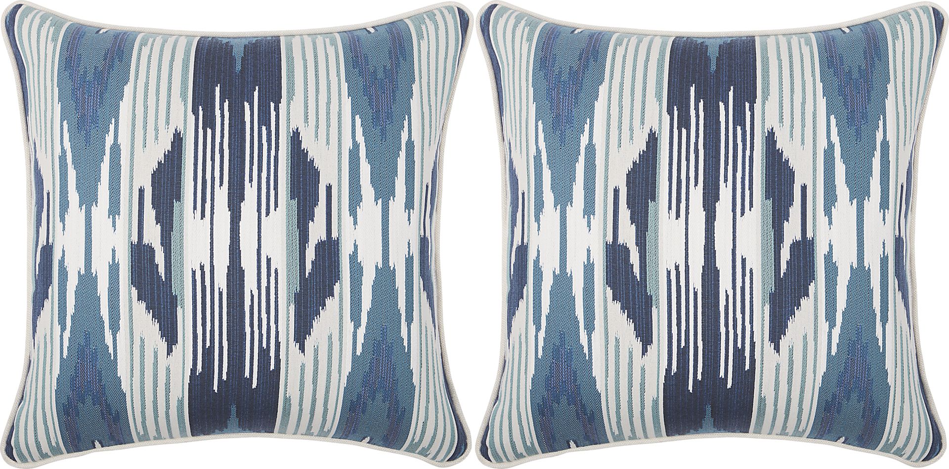 Lavura Indigo Indoor/Outdoor Accent Pillow, Set of Two - Image 1