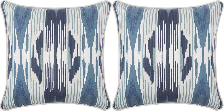 Lavura Indigo Indoor/Outdoor Accent Pillow, Set of Two