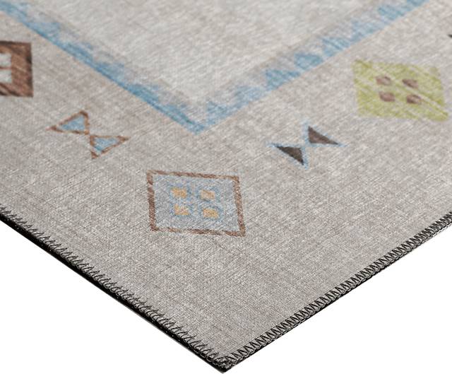 Lawnbrook Beige/Multi 3' x 5' Rug - Thumbnail - Image 2