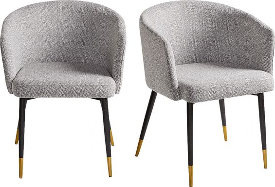 Lawrimore Gray Arm Chair, Set of 2