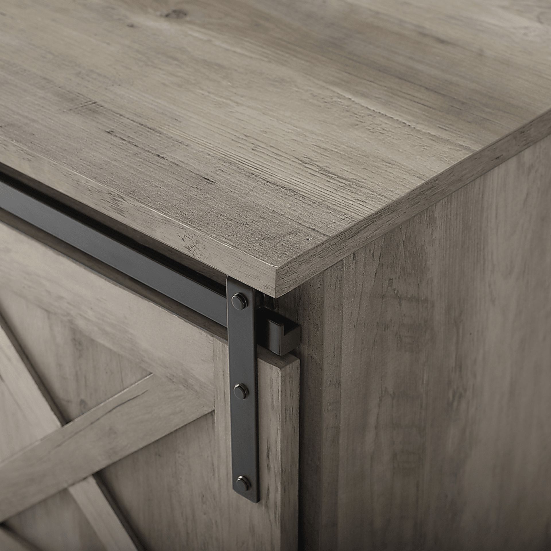 Lawther Gray Accent Bench - Image 3