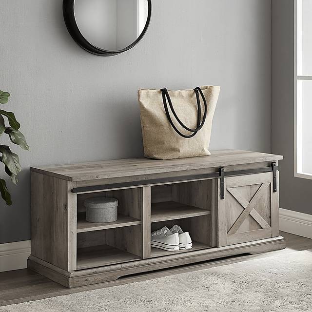 Lawther Gray Accent Bench - Thumbnail - Image 4