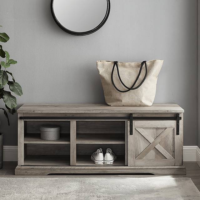 Lawther Gray Accent Bench - Thumbnail - Image 5