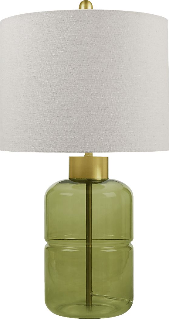 Lawton View Green Table Lamp