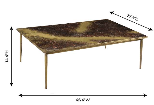 Laxera Brass Cocktail Table - Thumbnail - Image 7