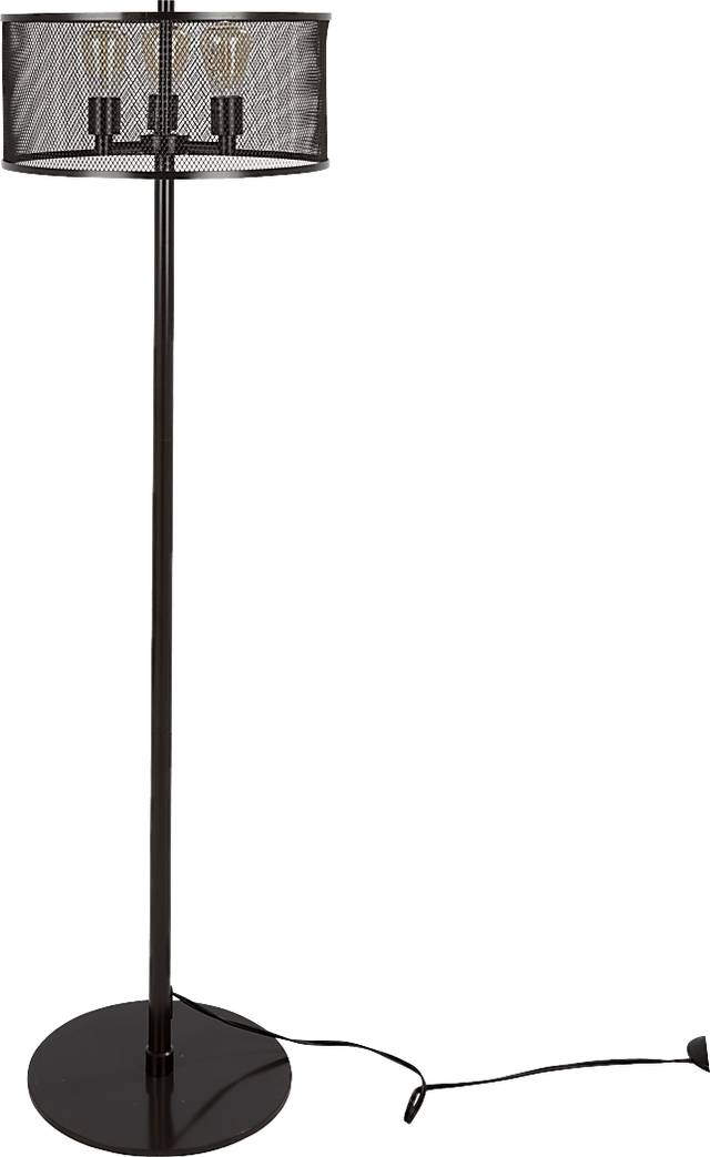 Laycaster Black Floor Lamp - Thumbnail - Image 1