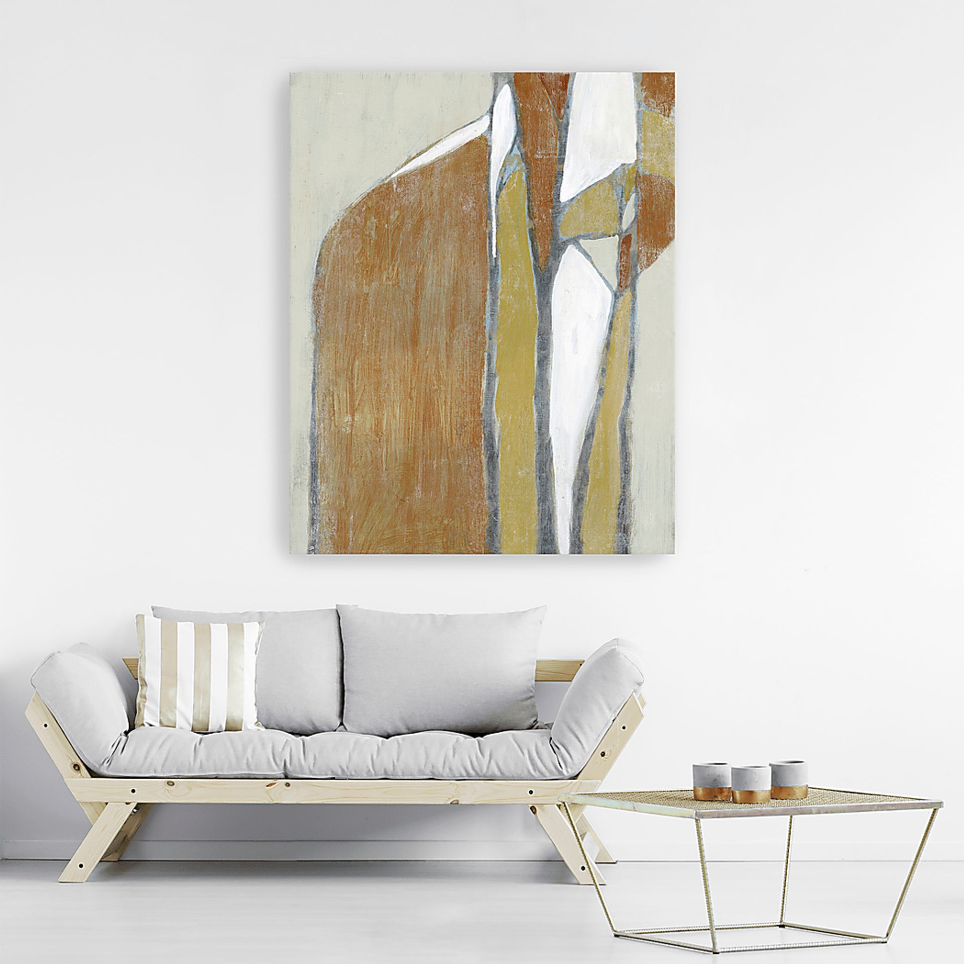 Layers Of Erosion Beige Artwork - Image 3