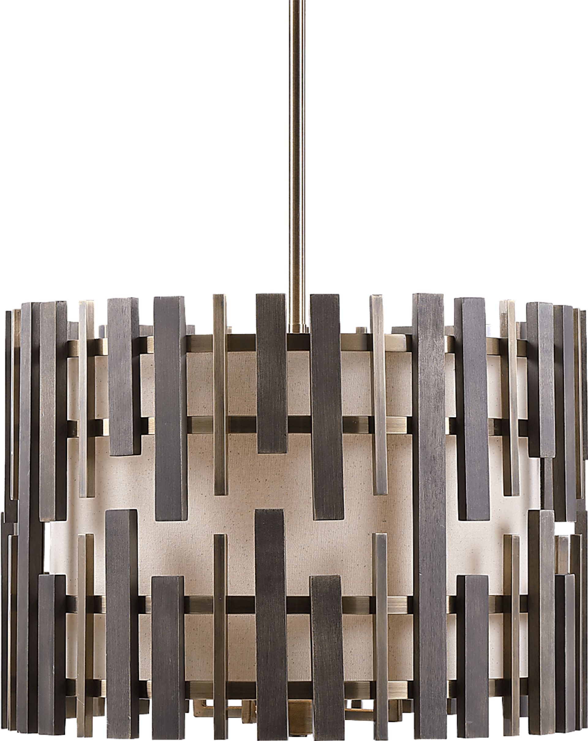 Layla Bend Gray Pendant - Image 4