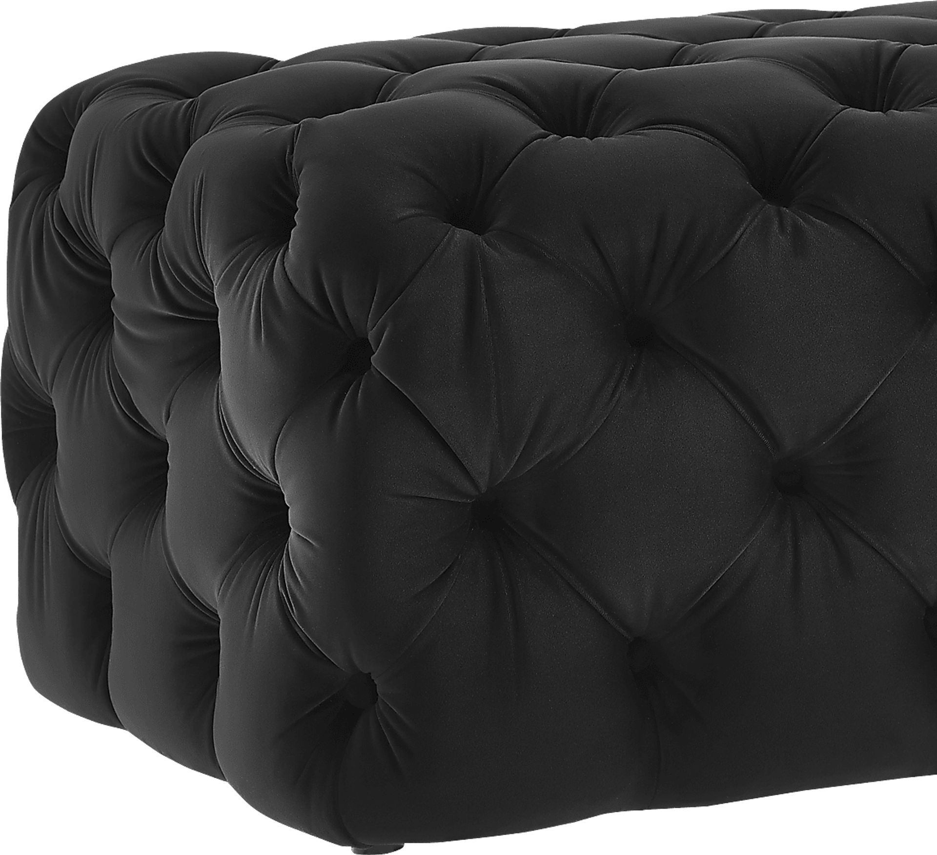 Layla Quinn Black Ottoman - Image 4