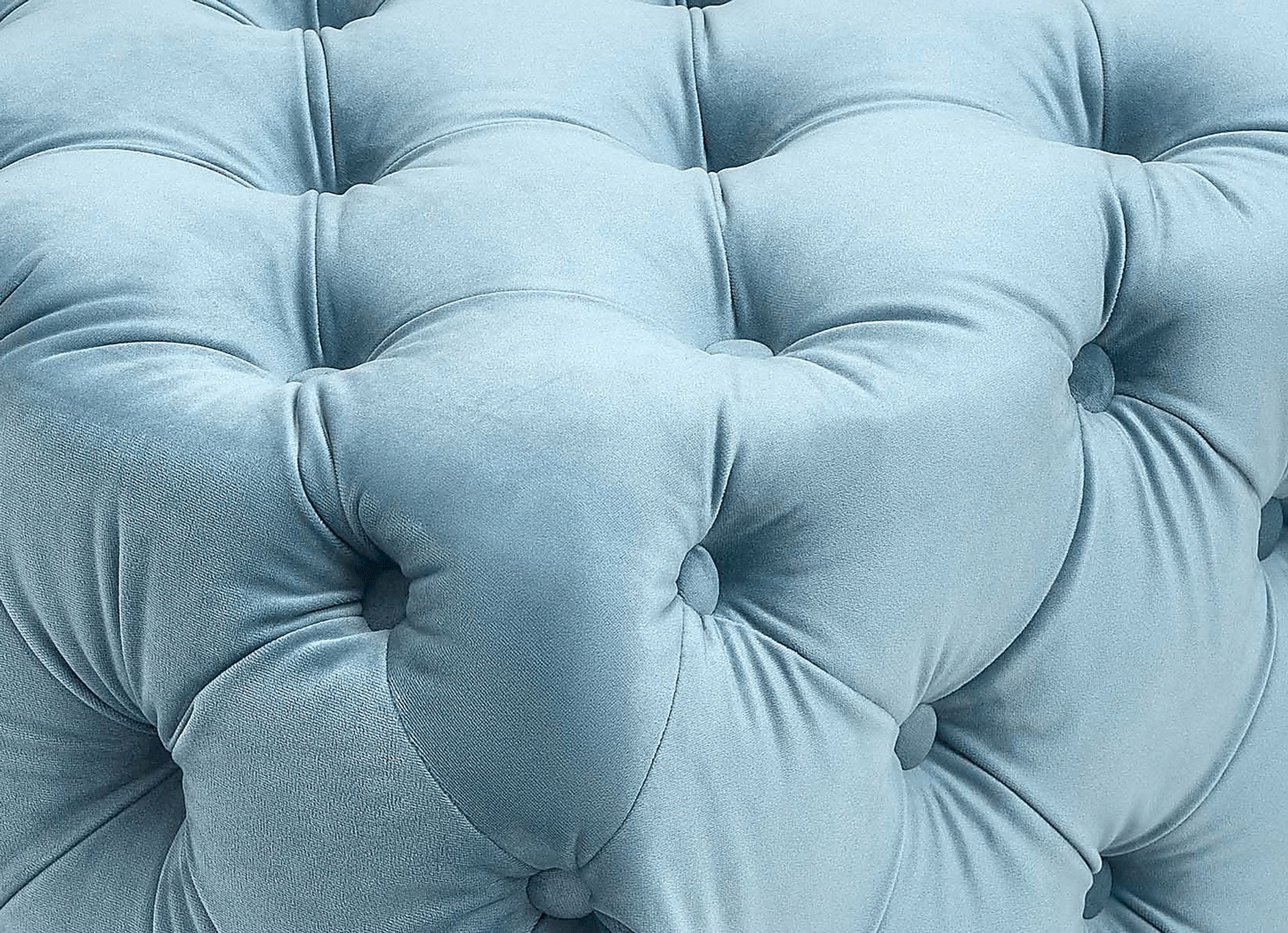 Layla Quinn Blue Ottoman - Image 5